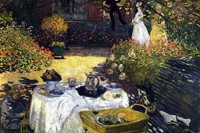 Claude Monet Painting : The Luncheon 1600*1200 1 Claude_Monet_ ...