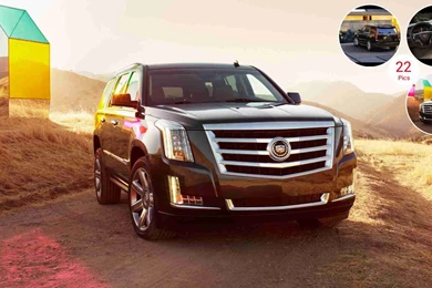 2015 Cadillac Escalade   Front