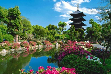 Photo Pagoda At Lake, Cities And Countries, Japan, Pagoda   Japan ...