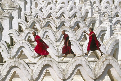 Pagoda, Wallpaper, Myanmar, Scenic, Division, Mandalay, Novices ...