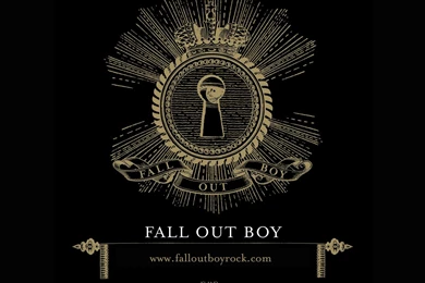 KEYHOLE FALL OUT BOY HD WALLPAPER   (
