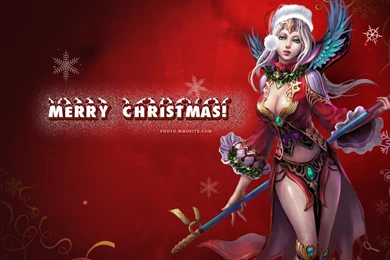 Wallpapers, Game, Christmas, Batman (