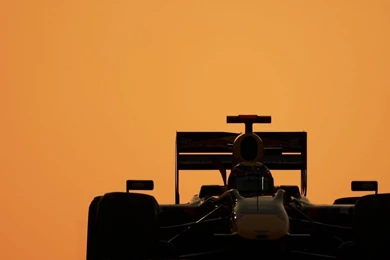 Download Formula 1 Car At Sunset Wallpapers For iPad 2
