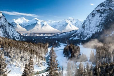 Winter In Banff National Park Wallpapers