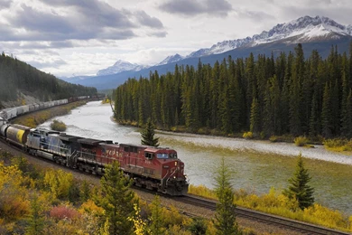 Bow Valley Parkway Banff National Park Alberta   (