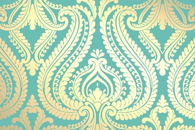 I Love Wallpaper™ Shimmer Damask Metallic Wallpapers Rich Teal ...