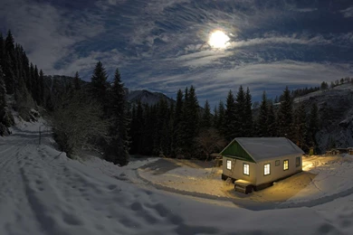 Night Mountain Wallpapers HD