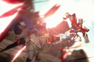 DeviantArt: More Like Destiny Gundam Vs Build Burning Gundam By ...