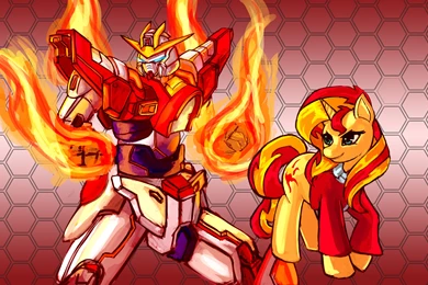 My Little Try Fighters: Burning Sunset By CheckerBoardAZN On ...