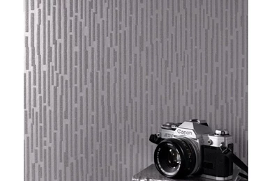 Rasch Luxe Matchstick Stripe Pattern Metallic Glitter Wallpapers 317503