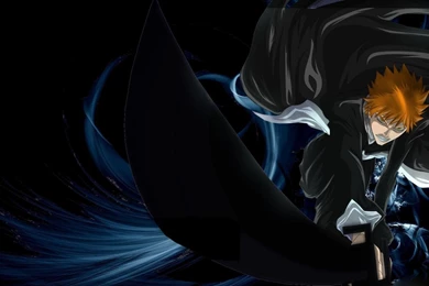 Wallpapers Bleach Dark Bankai Ichigo Free Hd 1366x768