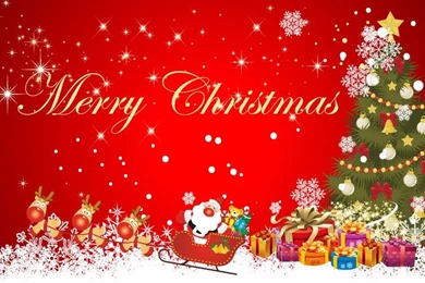 Christmas Scene Backgrounds Vector Illustration