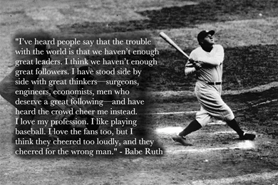 Quotes From Babe Ruth. QuotesGram