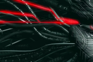 Red Grey Shodan System Shock Wallpapers