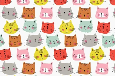 White Cat Art Print By La Papelerie