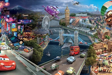 Wallpapers Doraemon Disney Movie Cars Bukagambar 1920x1080 ...