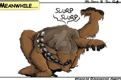 Wookie Grooming Habits By SirGryphon On DeviantArt