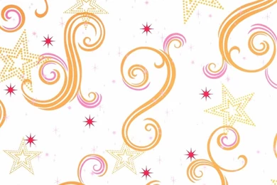 Star Glitter White Pink & Orange Wallpapers   RosenberryRooms.com