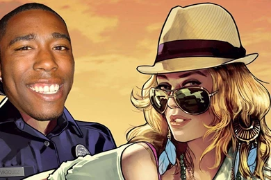 The Girl On The Official Grand Theft Auto V Cover Art Is A Little ...