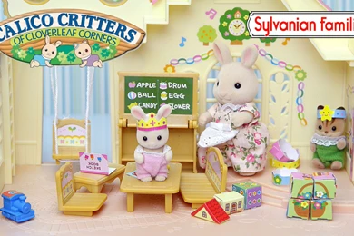 Sylvanian Families Calico Critters Forest Rainbow Nursery Baby Set ...