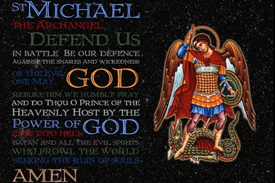 Wallpapers Archangel Michael Saint The Defend Us In Battle ...