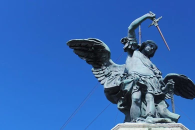 Wallpapers Saint Michael Archangel Sant Angelo Angels Rome Italy ...
