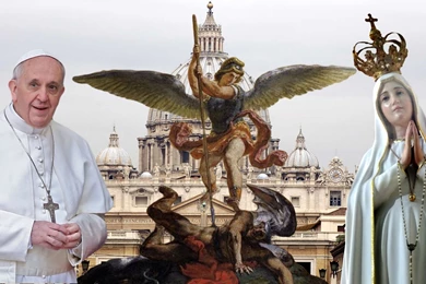 The Pope, St. Michael, And The Virgin Mary   YouTube