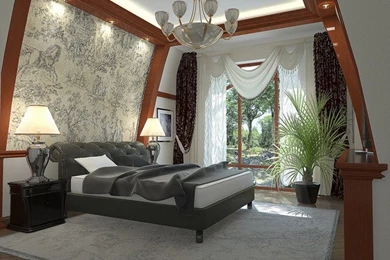 Classic Wall Murals In Asian Bedroom   Wallpapers Mural Ideas   15624