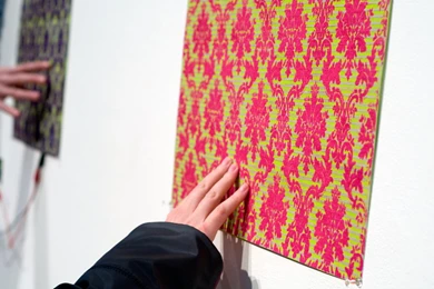 Interactive Wallpapers Using Conductive Paint   Fashioning Technology