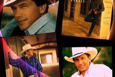 George Strait Collage  my Daughter Did This For My Computer ...