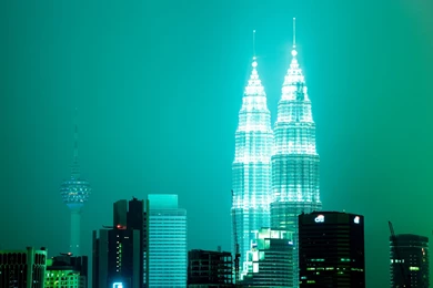Petronas Tower Sunset Wallpapers