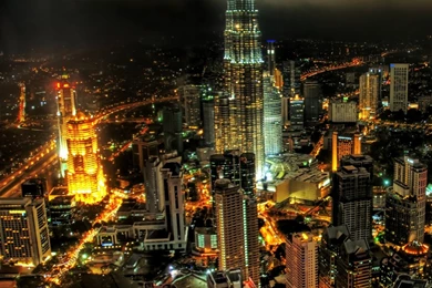 Kuala Lumpur Petronas Towers iPad Air Wallpapers Download