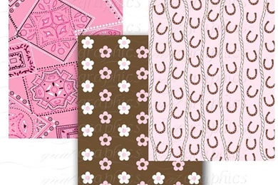 Cowgirl Background, Printable Cowgirl Digital Backgrounds Paper