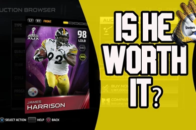 Madden 15 Ultimate Team   [Card Review] 98 James Harrison   YouTube