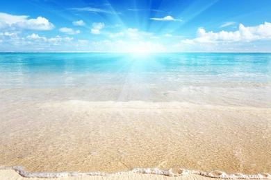 Sunshine Over Sea In High Definition Id: 3746   7HDWallpapers