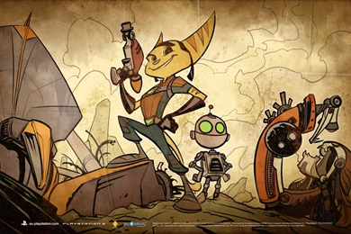 Wallpapers From Ratchet & Clank Future : Quest For Booty   Ratchet ...