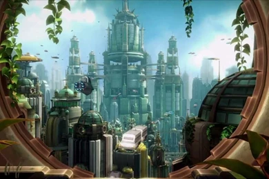 Ratchet & Clank   Metropolis   DreamScene Animated Windows 7 ...