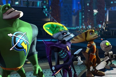 Ratchet and clank all 4 one wallpaper ready for action