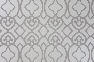 Imperial Lattice Silver Mica Wallpapers