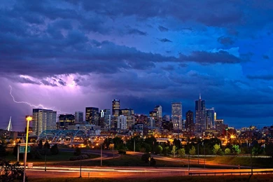 Denver Skyline Photograph By John K Sampson