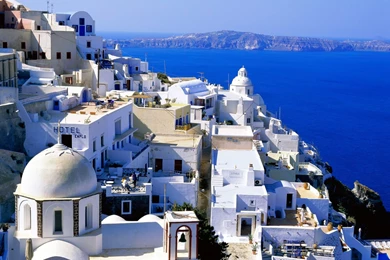 Desktop Wallpapers · Gallery · Travels · Fira Santorini, Greece ...
