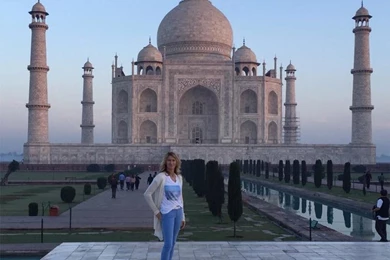 Steffi Graf, Ivanovic Visit The Taj Mahal   Rediff.com Sports