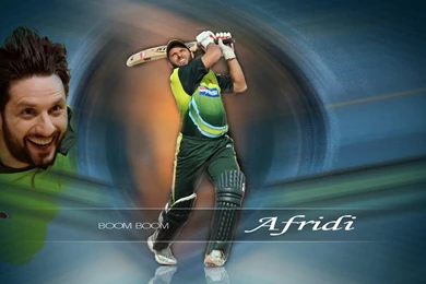 Shahid Khan Afridi Full Hd Wallpapers