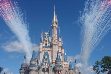 Disney World Castle Wallpapers Fireworks