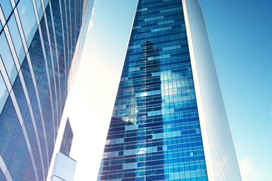 Blue Modern Architecture Iphone 6 Plus Wallpapers