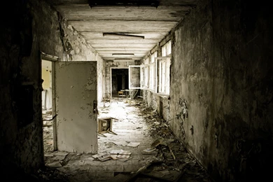 Ruins Old Pripyat Chernobyl Interior Wallpapers