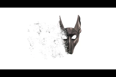 Black And White Masks Anubis Jackal Scatter Wallpapers
