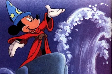 My Free Wallpapers   Cartoons Wallpapers : Mickey   Fantasia