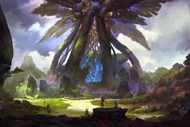 Scenic Polearm Pixiv Fantasia Skies Original Characters Wallpapers ...