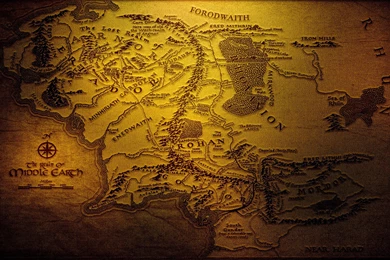 Map, Middle Earth, The Lord Of The Rings Wallpapers HD / Desktop ...